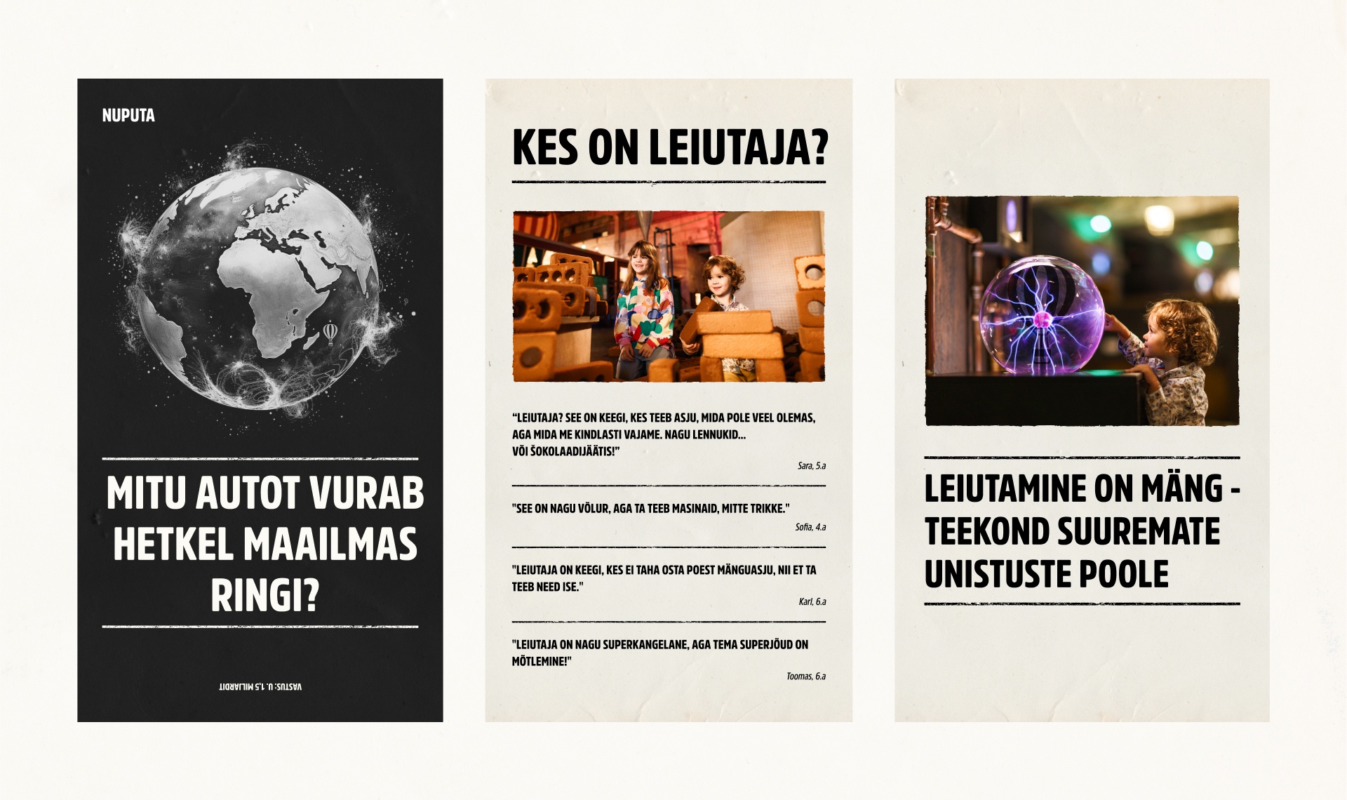 PROTO avastustehase välinäitus Tammsaare pargis